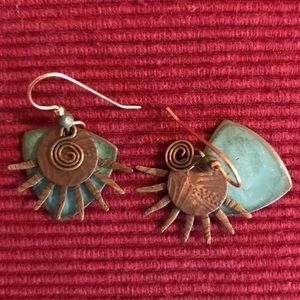 Vintage Silver Forest earrings